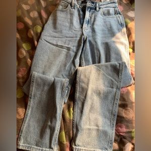 Hollister curvy high rise mom jean.